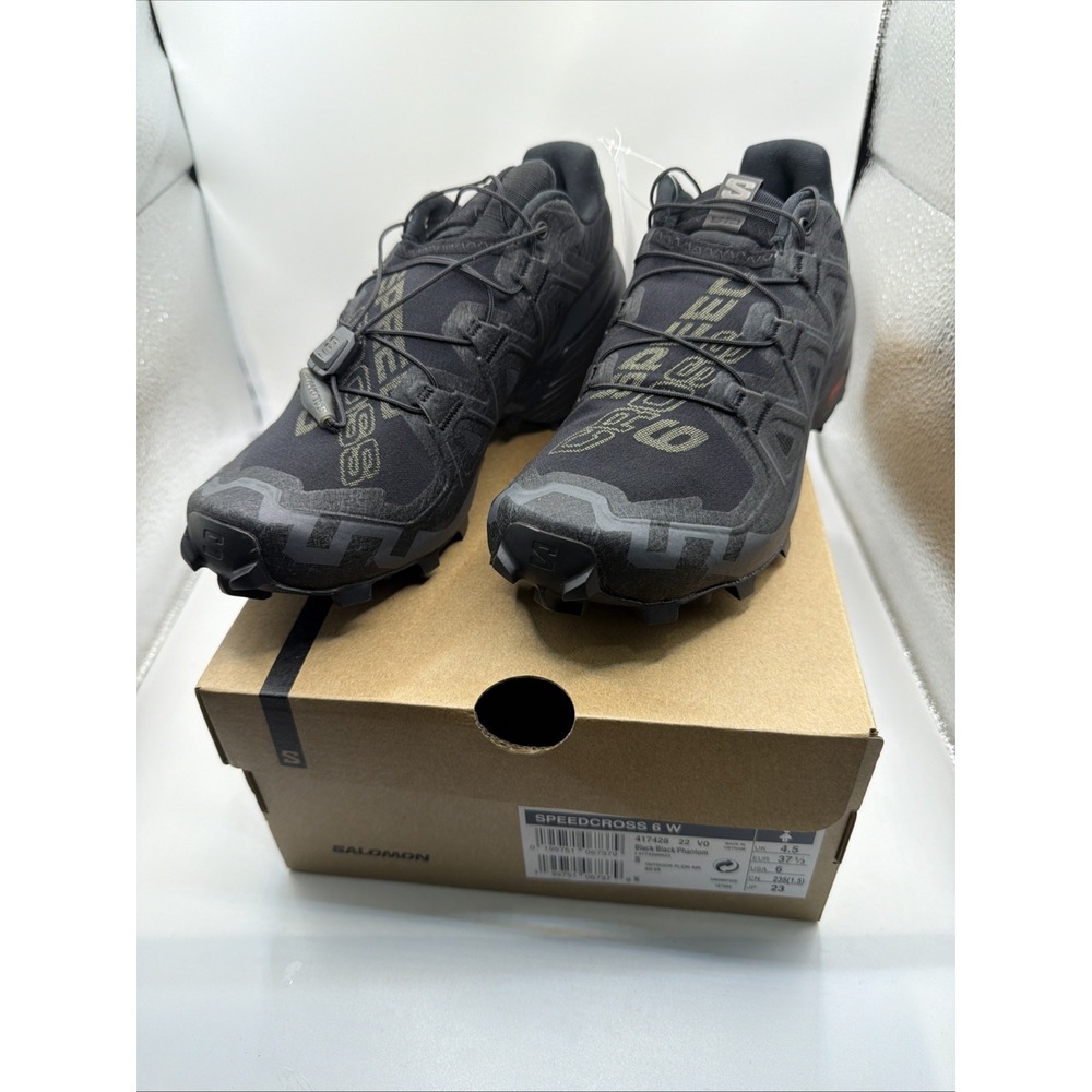 Salomon Speedcross 6 W - Women‎ Trail Running Shoes  Size 6 Black. New